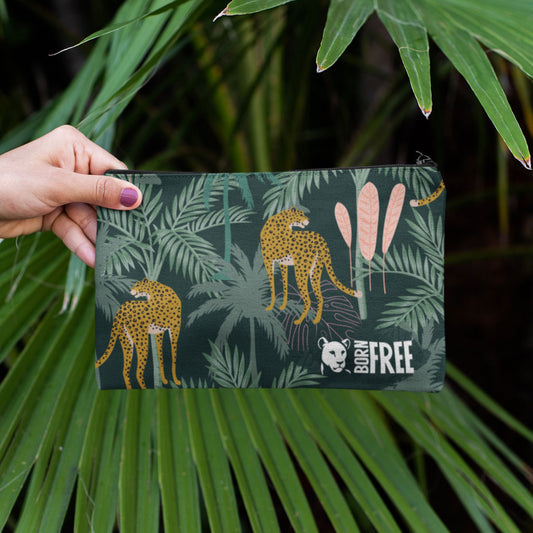 Pink Light Studio Everyday Jungle Cats Pencil Case