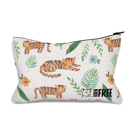 Pink Light Studio Resting Tiger Pencil Case