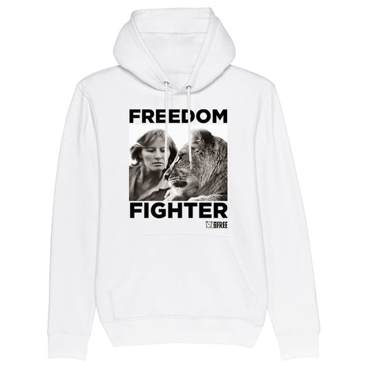 Dame Virginia Freedom Fighter Black Print Hoodie