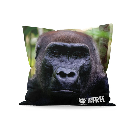 Kamaya the Silverback Organic Cushion by Dave Currey