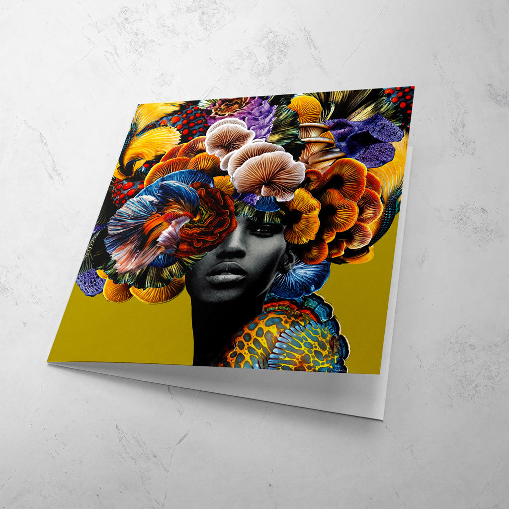 Lolita Lorenzo - Good Hair Greeting Card
