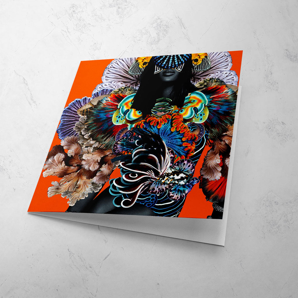 Lolita Lorenzo - Armour/Amour Greeting Card