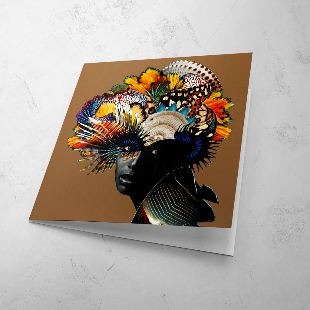 Lolita Lorenzo - Masquerade Greeting Card