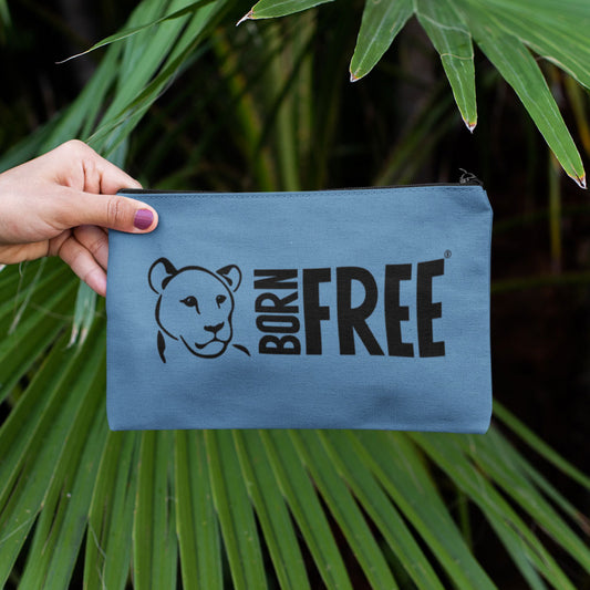 Born Free Blue Pencil Case