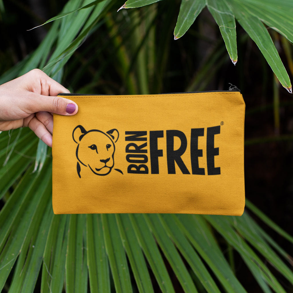 Born Free Orange Pencil Case
