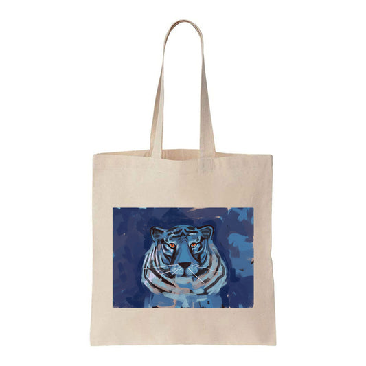 White Tiger Tote Bag by Epaule Carree