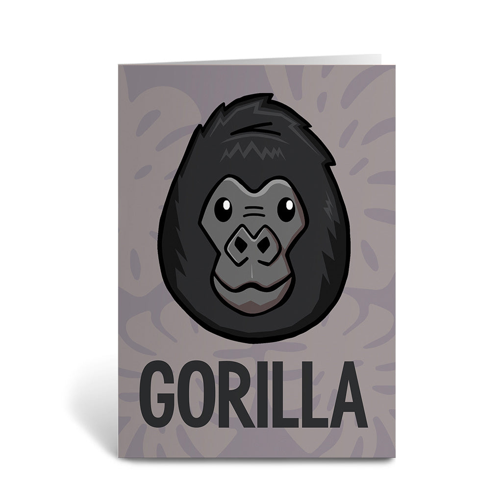Gorilla Greeting Card