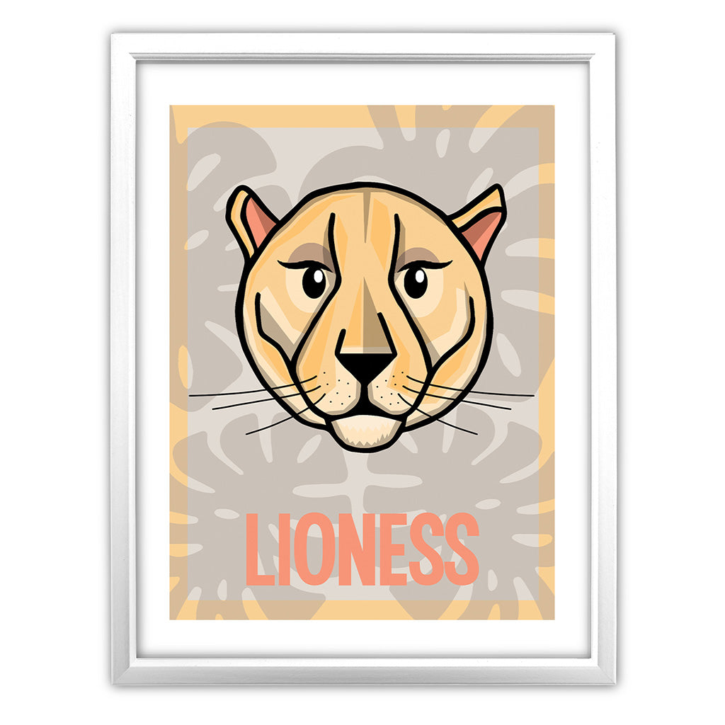 Lioness Art Print