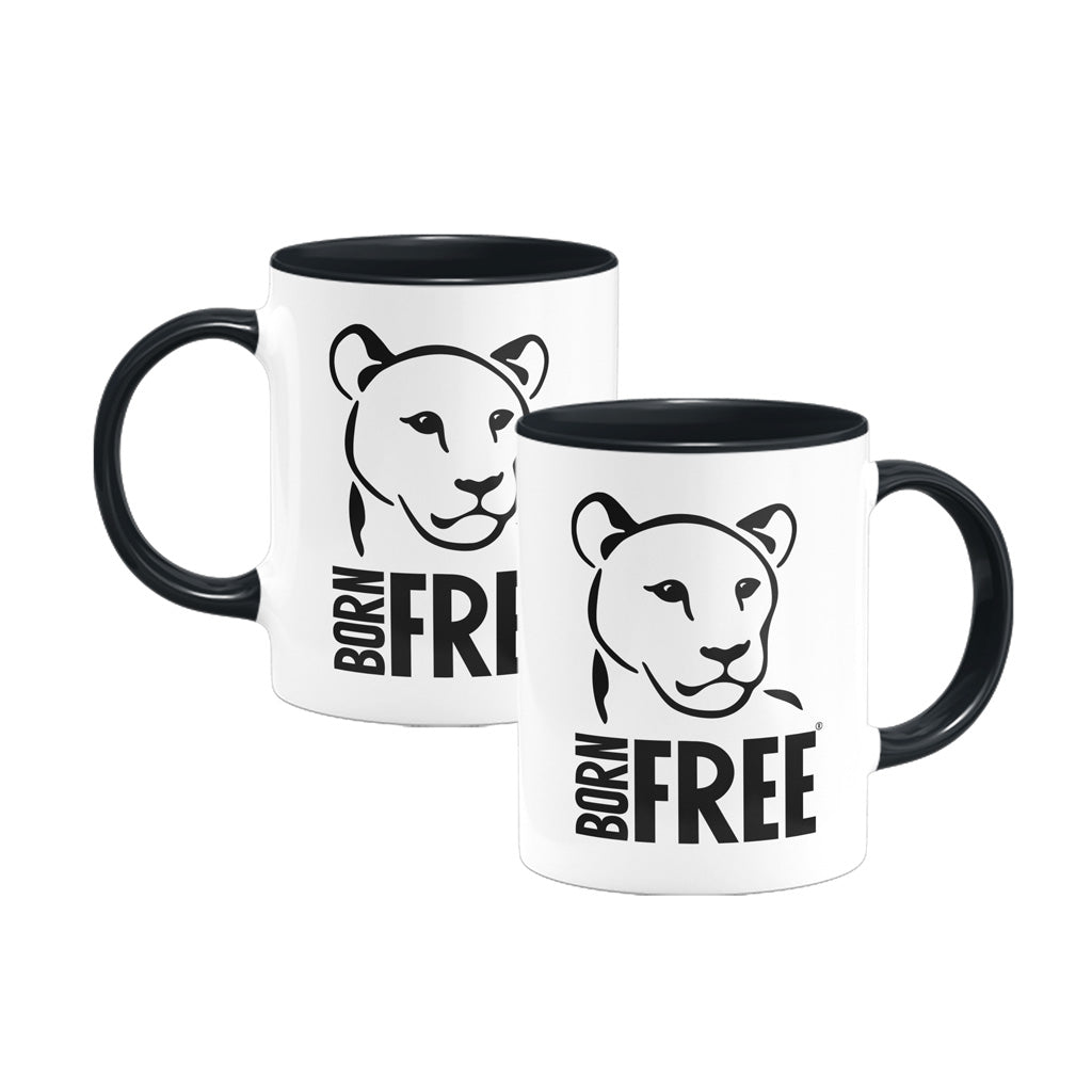 Born Free Logo Coloured Insert Mug