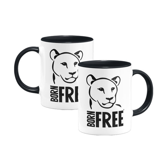 Born Free Logo Coloured Insert Mug