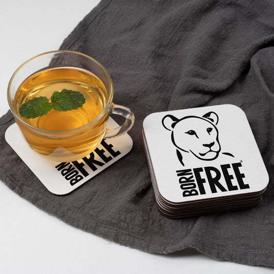 Born Free Logo Coaster