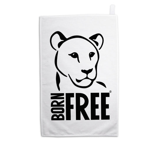 Born Free Logo Tea Towel