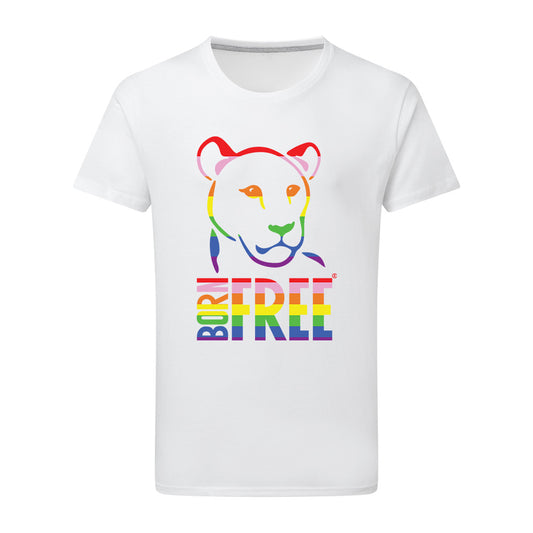 Born Free Rainbow Logo T-Shirt