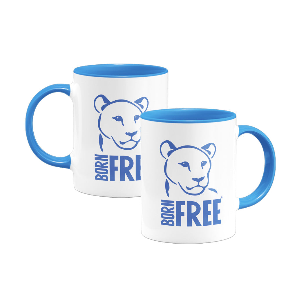 Born Free Logo Coloured Insert Mug
