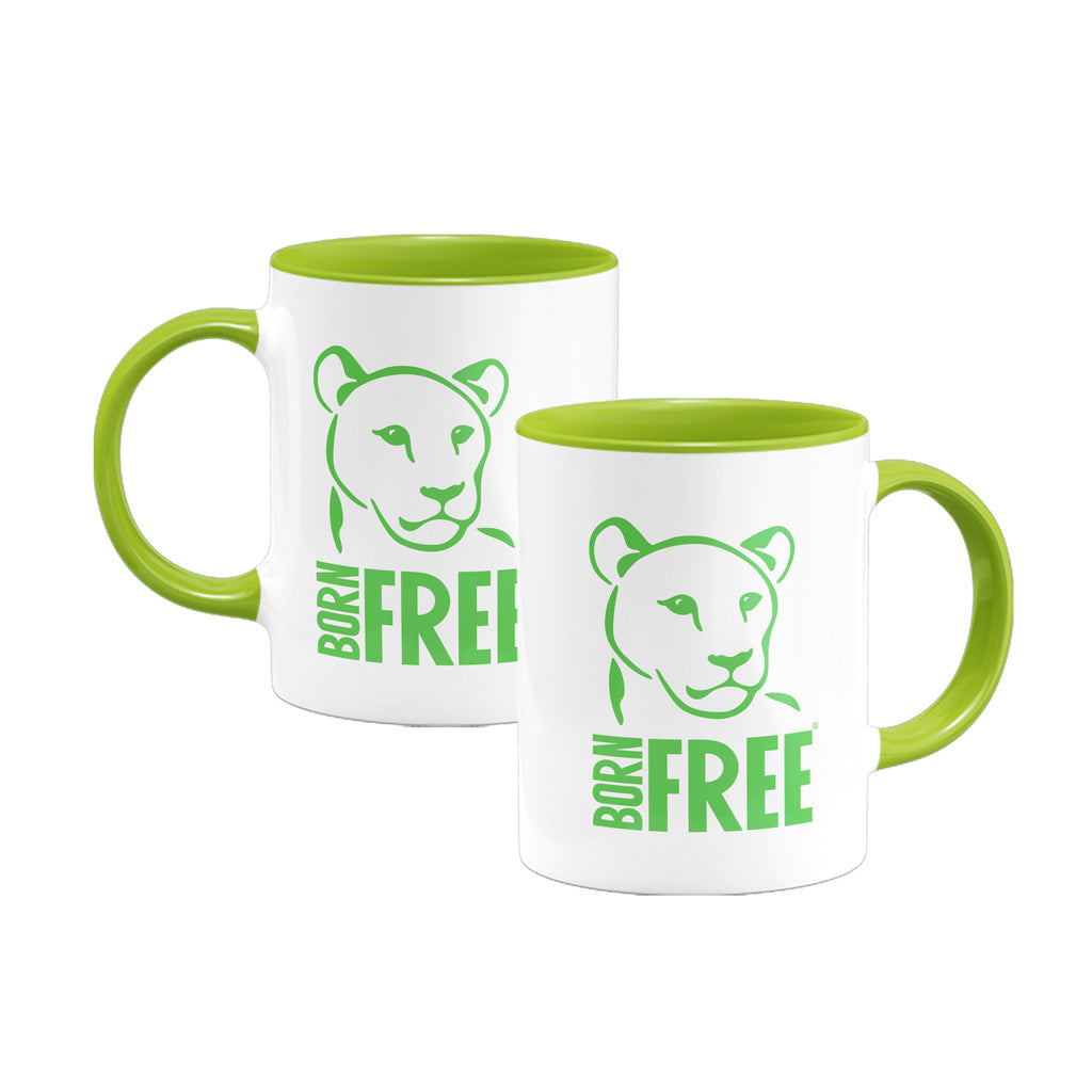 Born Free Logo Coloured Insert Mug
