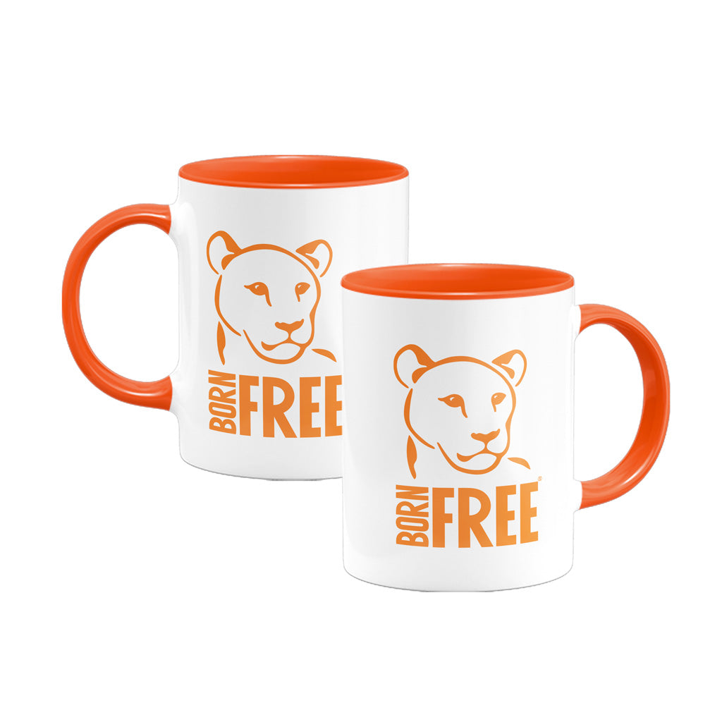 Born Free Logo Coloured Insert Mug