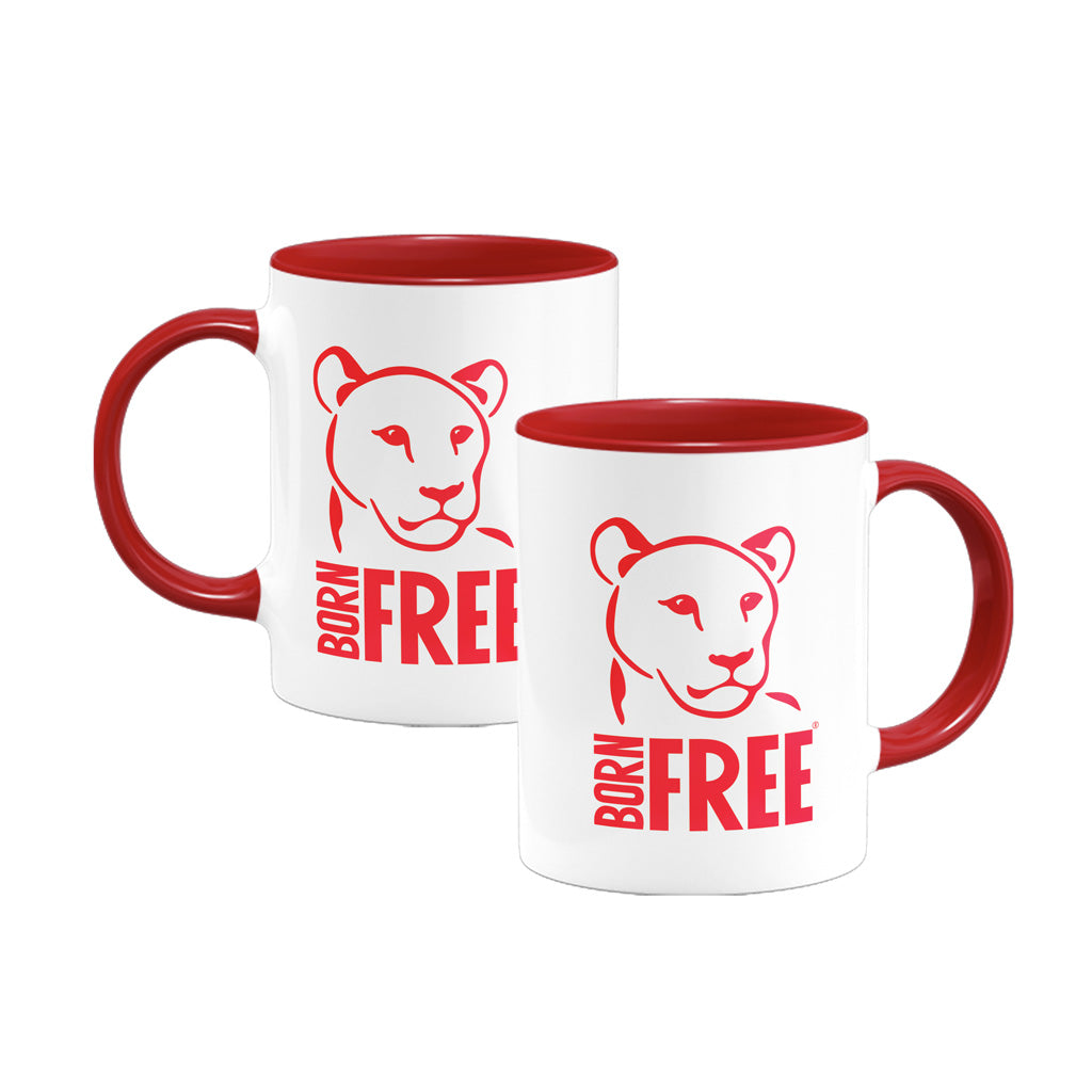 Born Free Logo Coloured Insert Mug