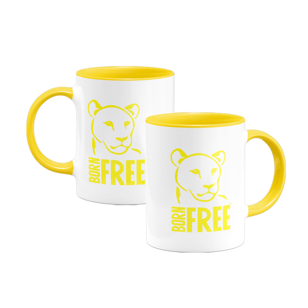Born Free Logo Coloured Insert Mug