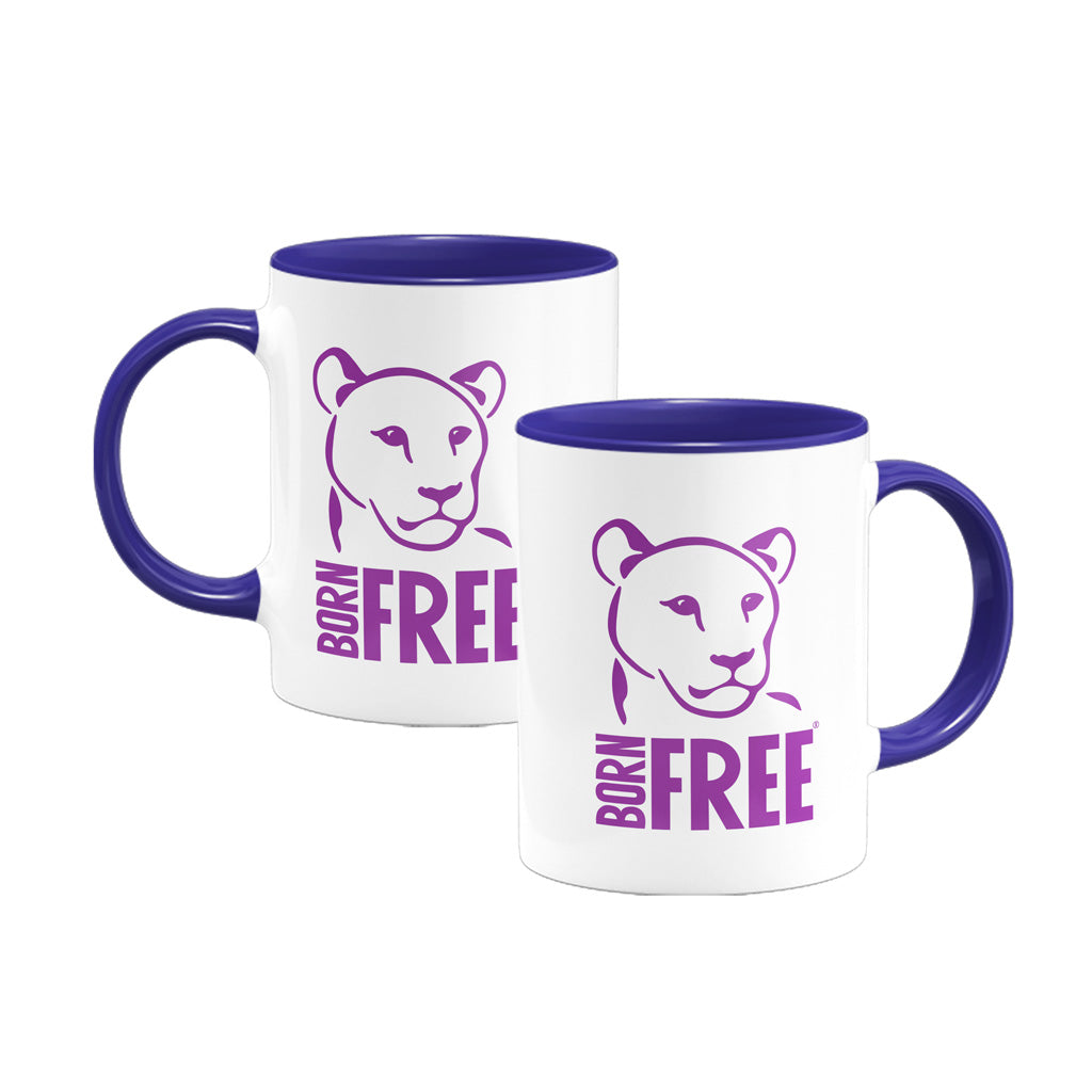Born Free Logo Coloured Insert Mug
