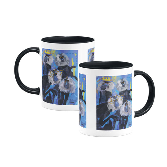 Mandrill Black Coloured Insert Mug