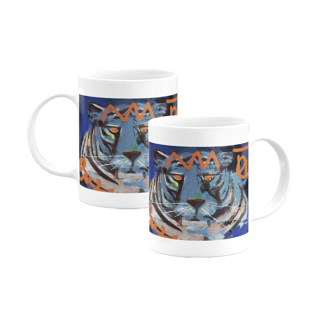 Bengal Tiger Graffiti Mug by Epaule Carree