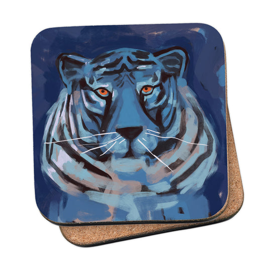 White Tiger Coaster by Epaule Carree
