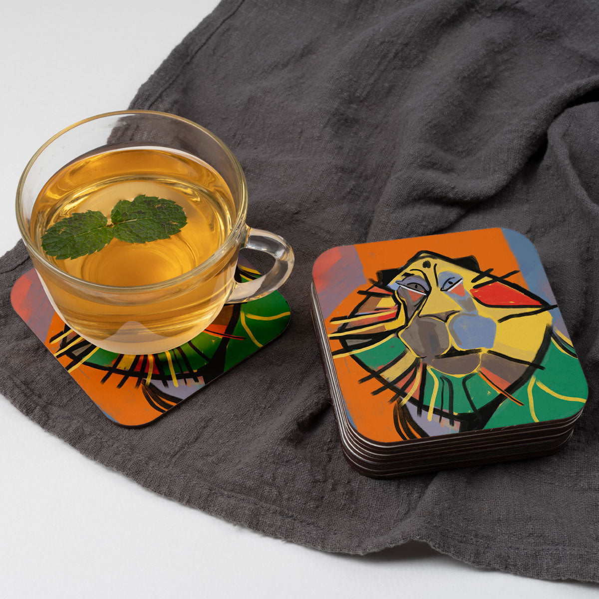 Lion Coaster by Epaule Carree