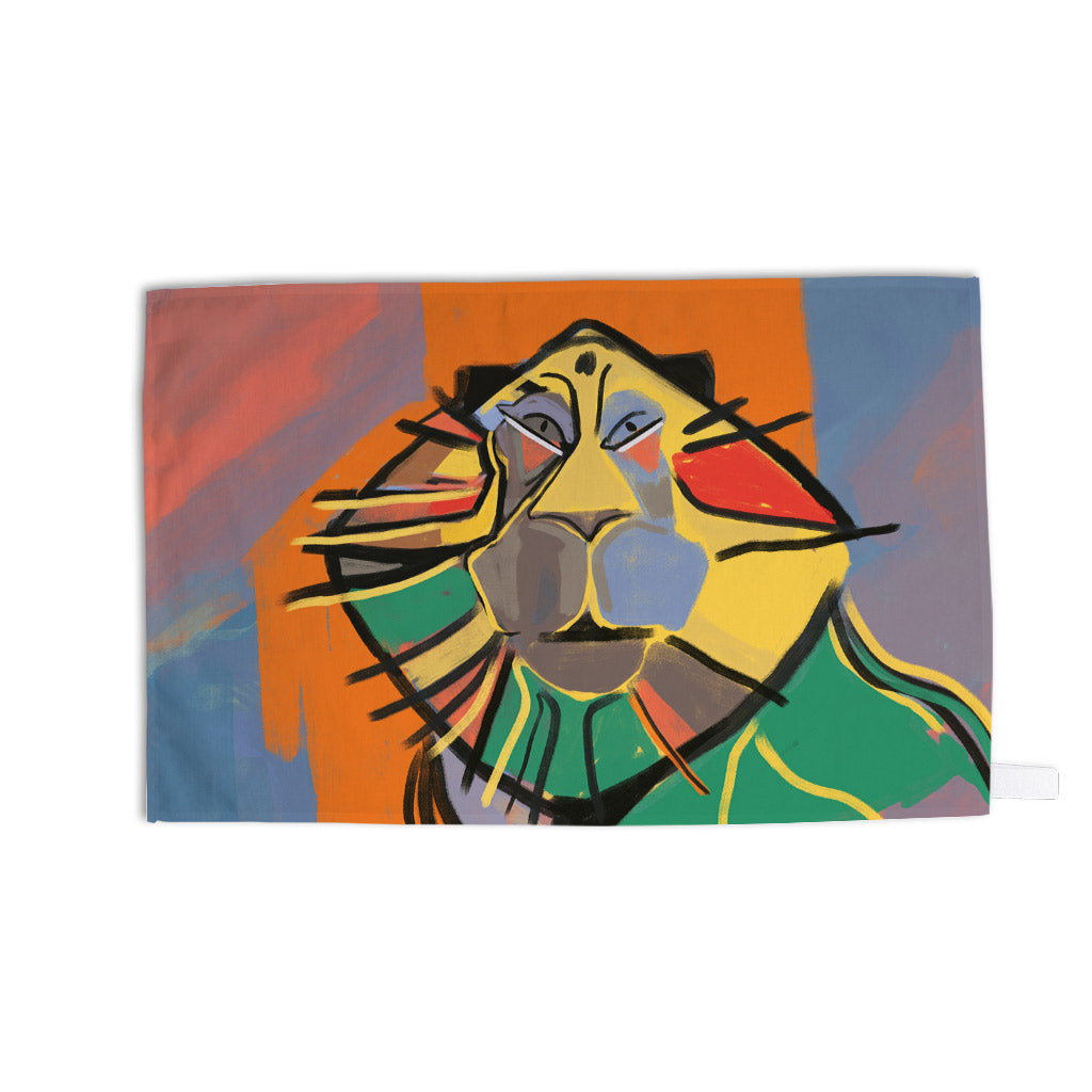 Lion Tea Towel by Epaule Carree