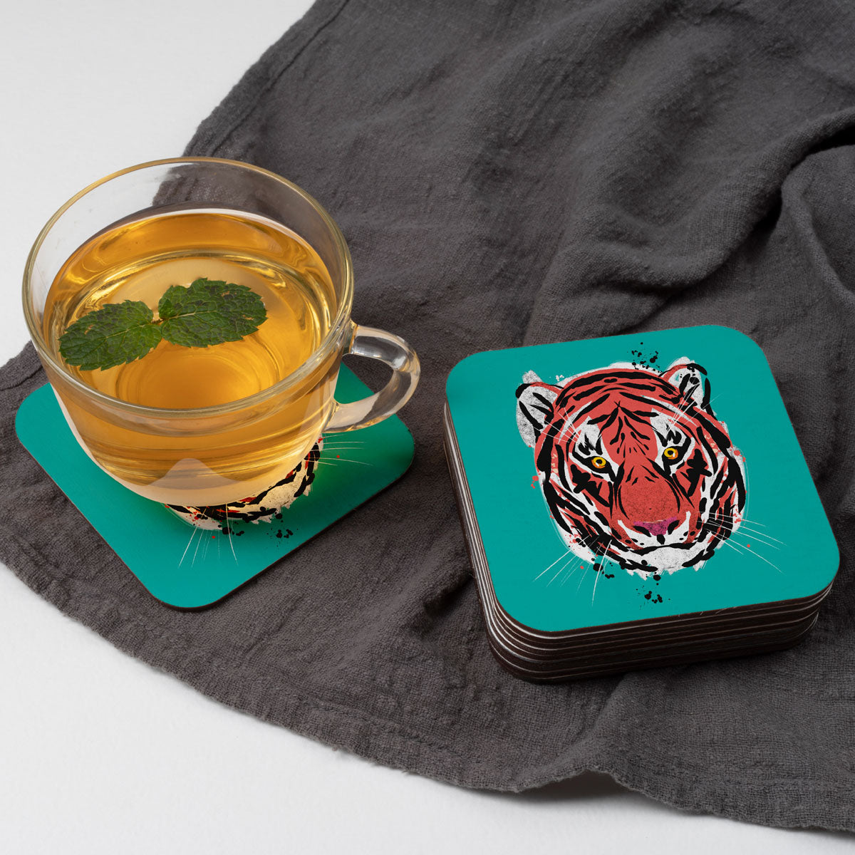 Tiger Coaster by Rory McQueen