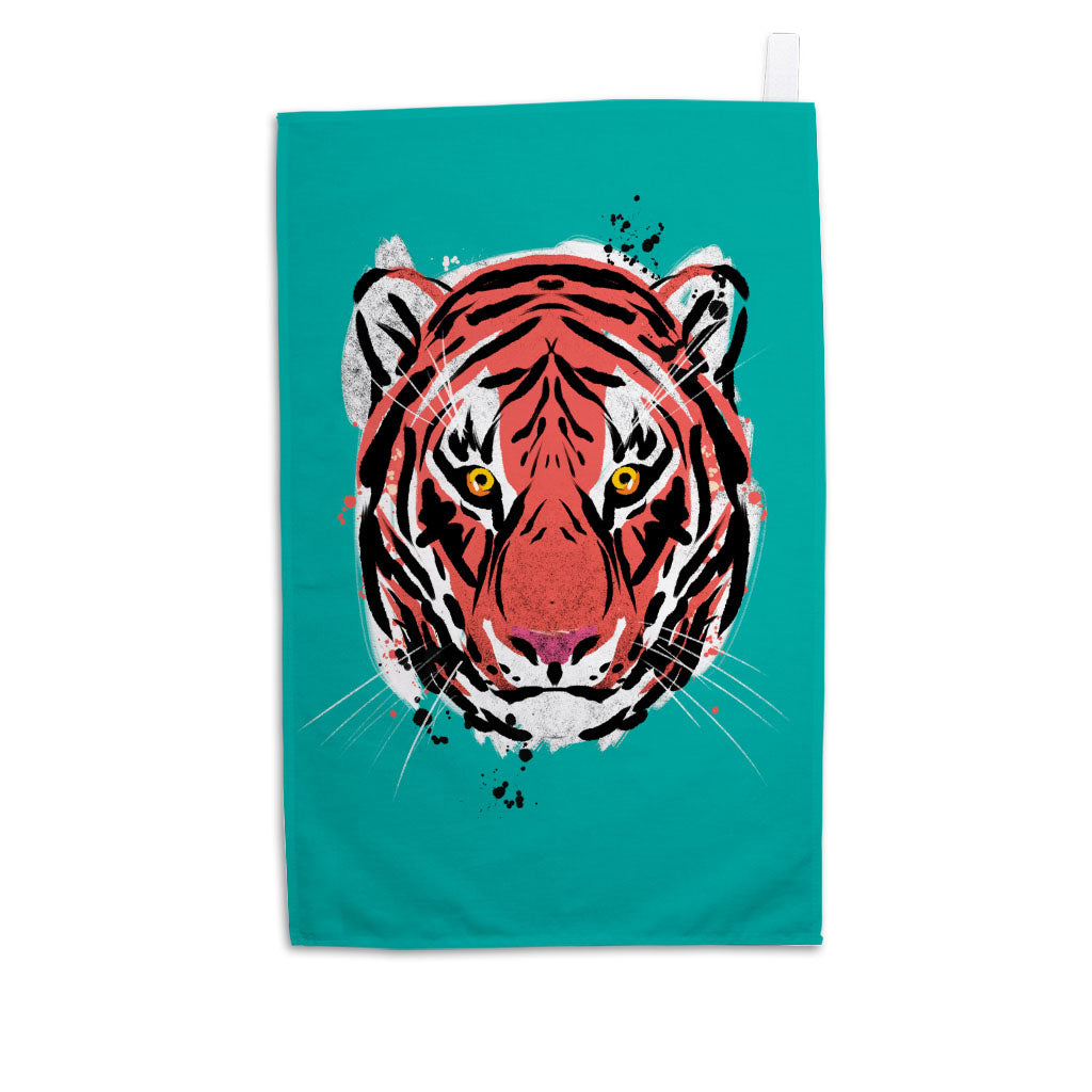 Tiger Tea Towel by Rory McQueen