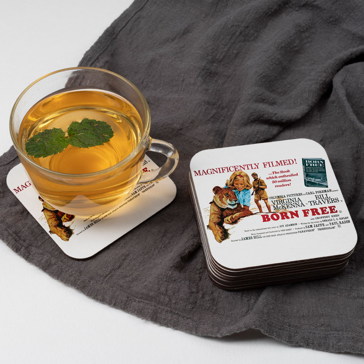 Born Free Film Coaster