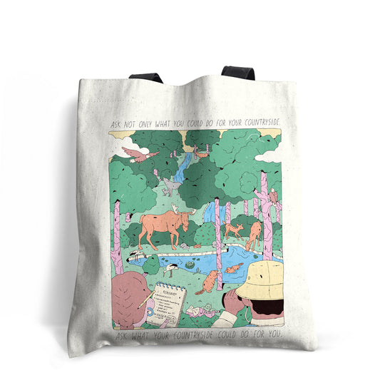 Born Free - Countryside Edge-to-Edge Tote Bag