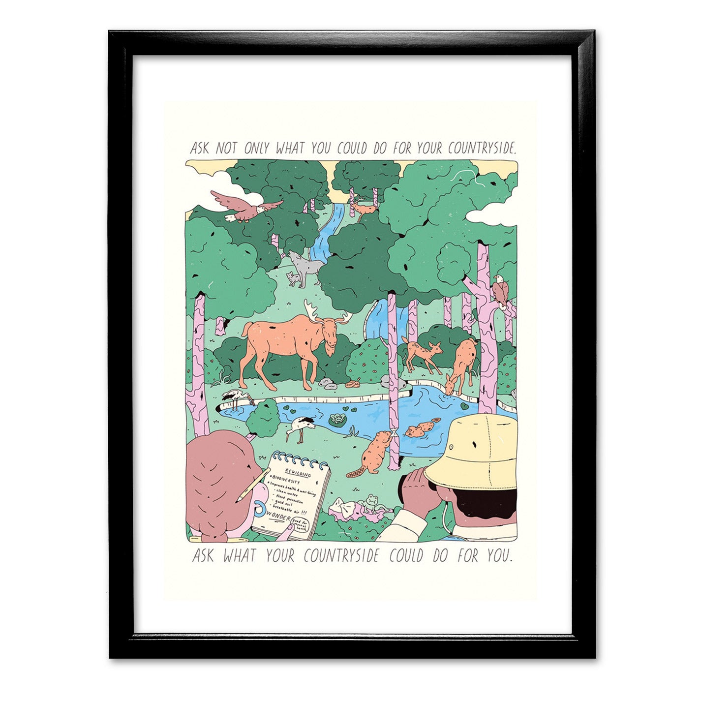 Born Free - Countryside Art Print