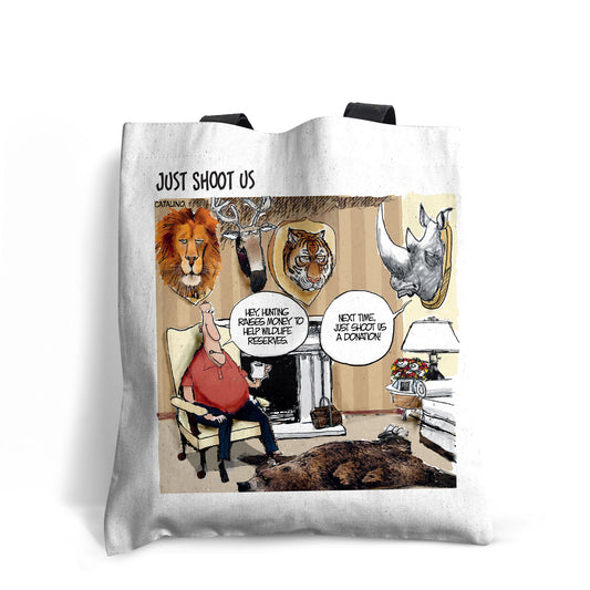 Born Free - Just Shoot Us Tote Bag