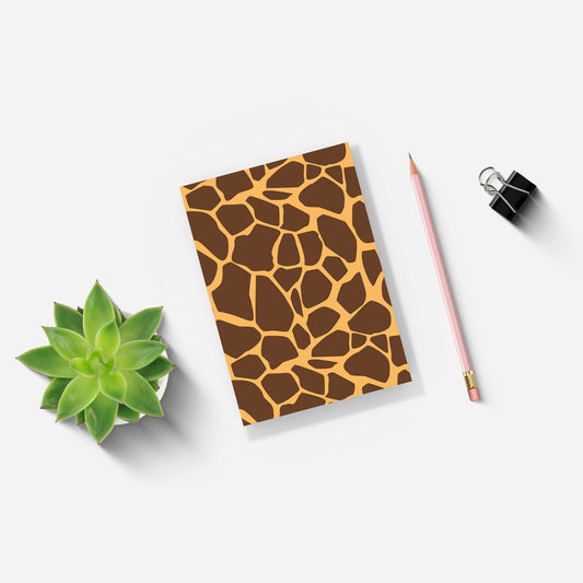 Giraffe Print A5 Notepad - Born Free Animal Prints