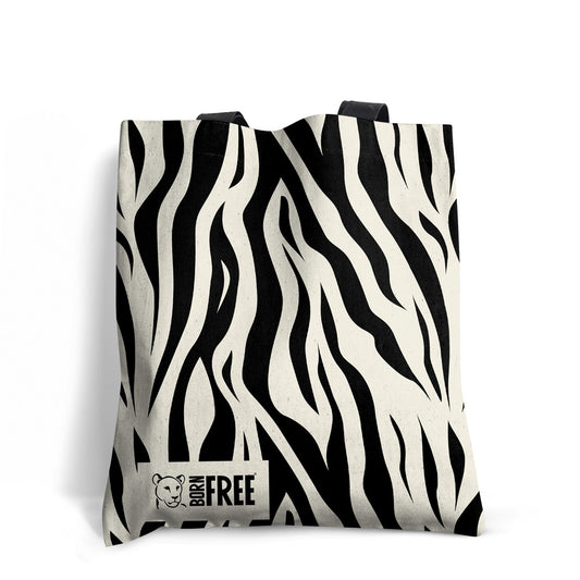Zebra Print Tote Bag