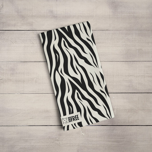 Zebra Print Organic Tea Towel