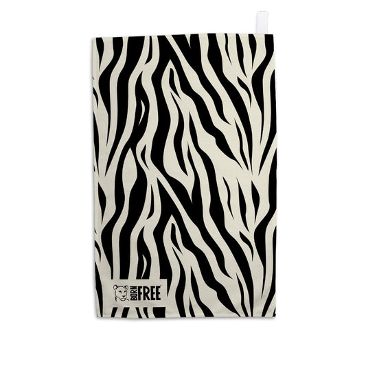 Zebra Print Organic Tea Towel