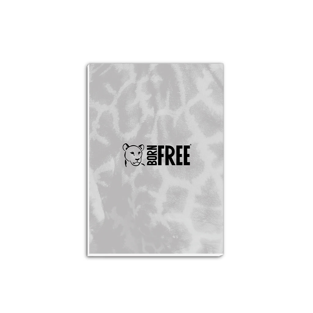 Tall Standing Giraffe A5 Notepad - Born Free Photography