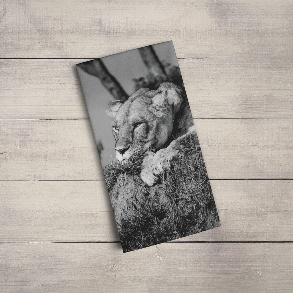 Lioness Tea Towel by Will Travers