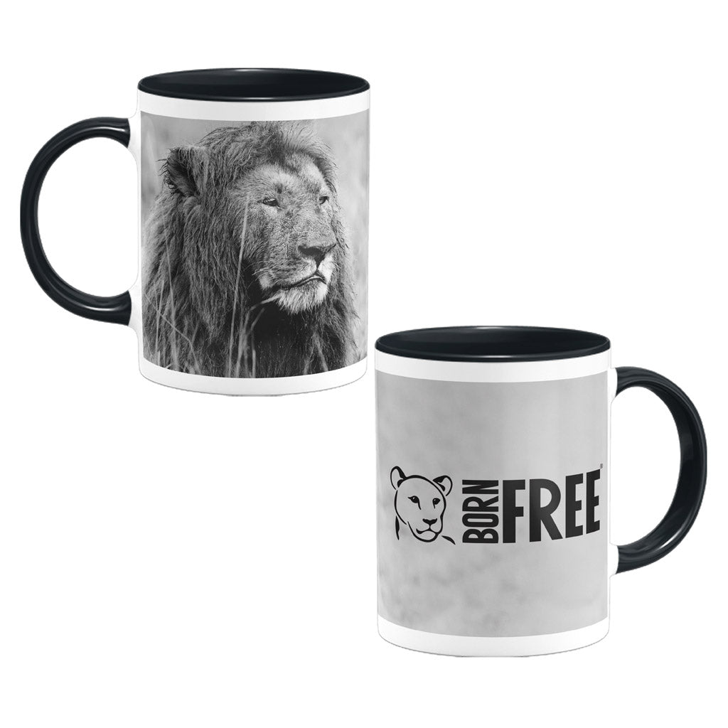 Proud Lion Mug by Will Travers