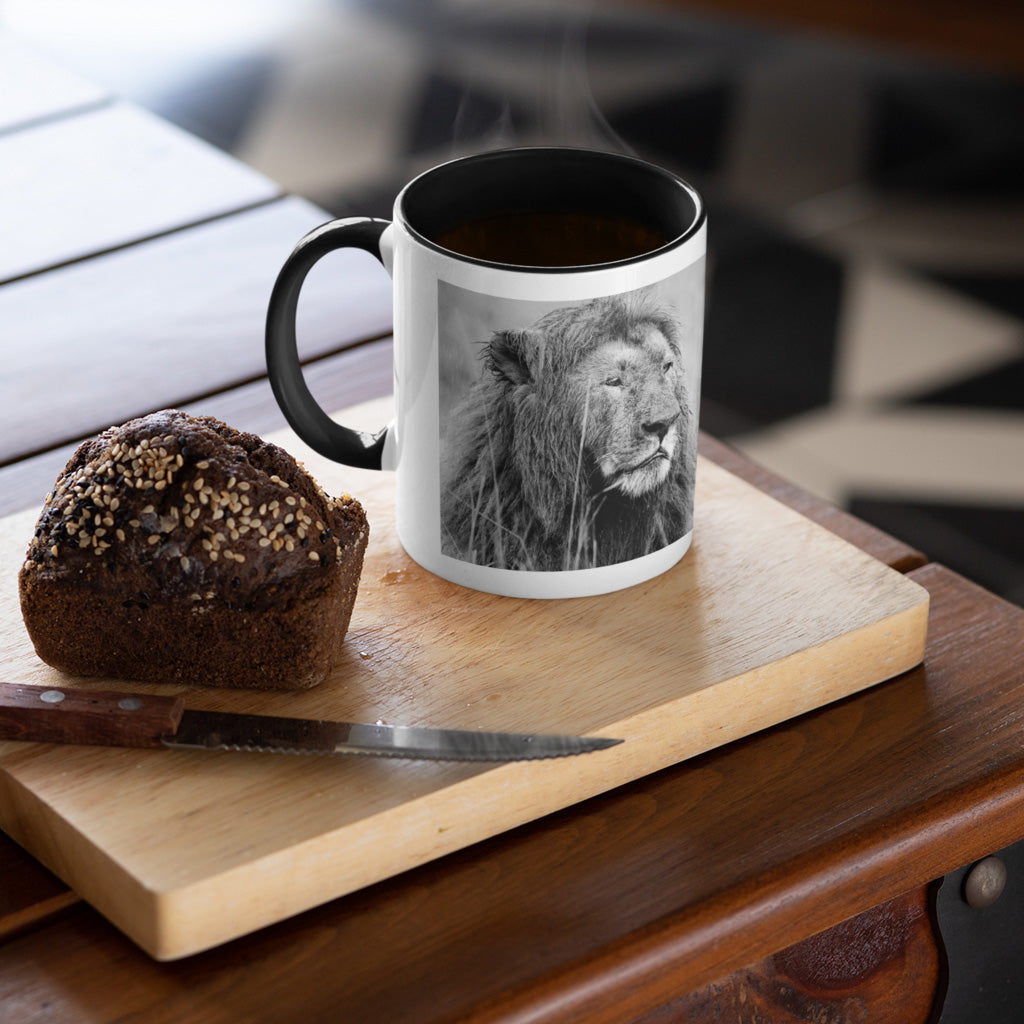 Proud Lion Mug by Will Travers
