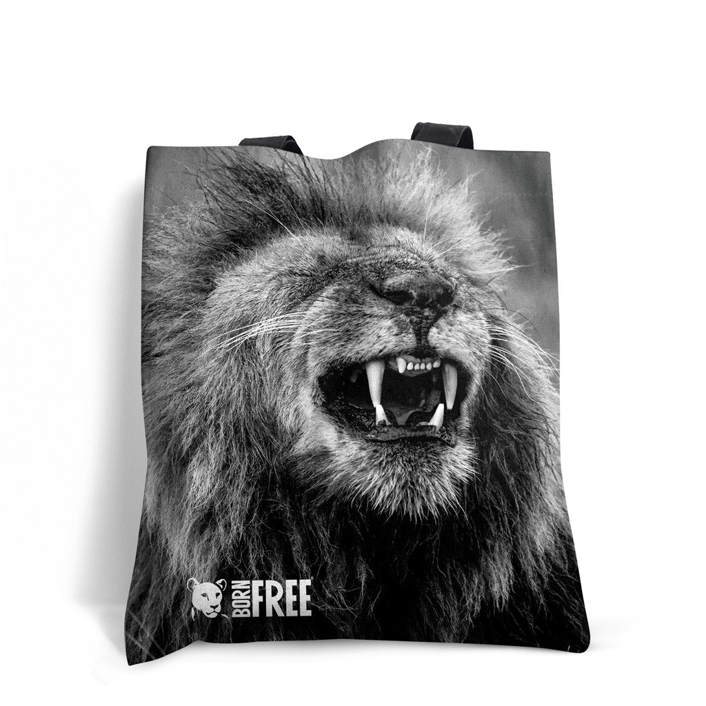 Happy Lion Tote Bag by Will Travers