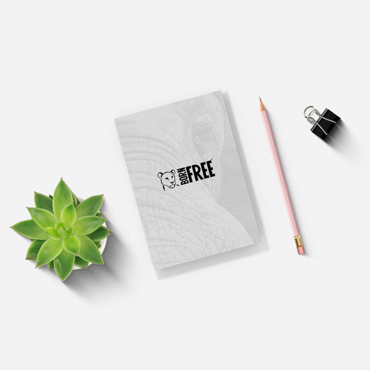African Elephant A5 Notepad by Will Travers