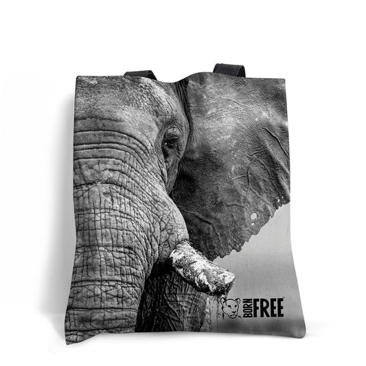 African Elephant Tote Bag by Will Travers