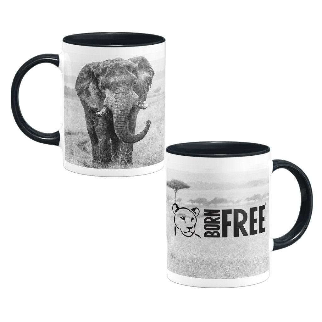 Elephant in the Wild Mug by Will Travers