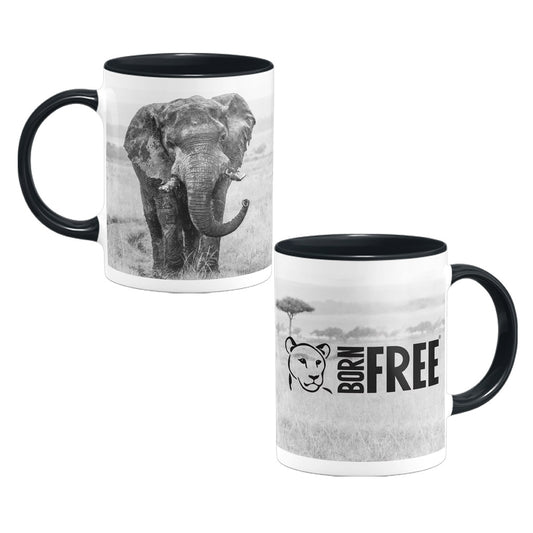 Elephant in the Wild Mug by Will Travers