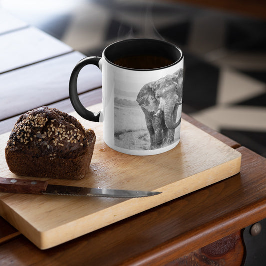 Elephant in the Wild Mug by Will Travers