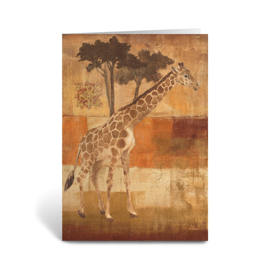 Wild Apple Graphics Animals on Safari Greeting Cards - Pack of 6