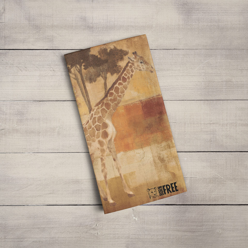 Wild Apple Graphics Animals on Safari Tea Towel